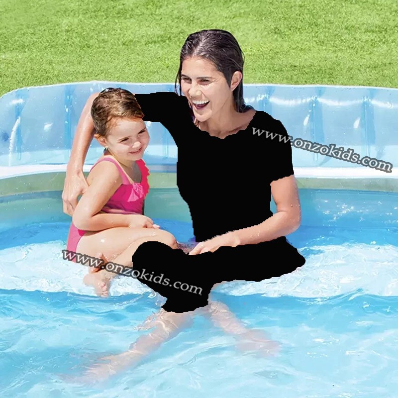 Piscine familiale avec fauteuil Swim Center Family 224 x 216 x 76 cm - INTEX – Image 4