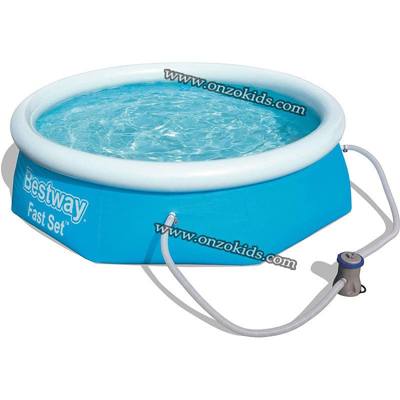 Piscine Auto-portante ronde Fast Set 244 x 61 cm -bestway – Image 2