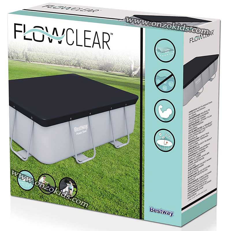 Bache PVC pour Piscine 282 x 196 x 84 cm -Bestway – Image 2