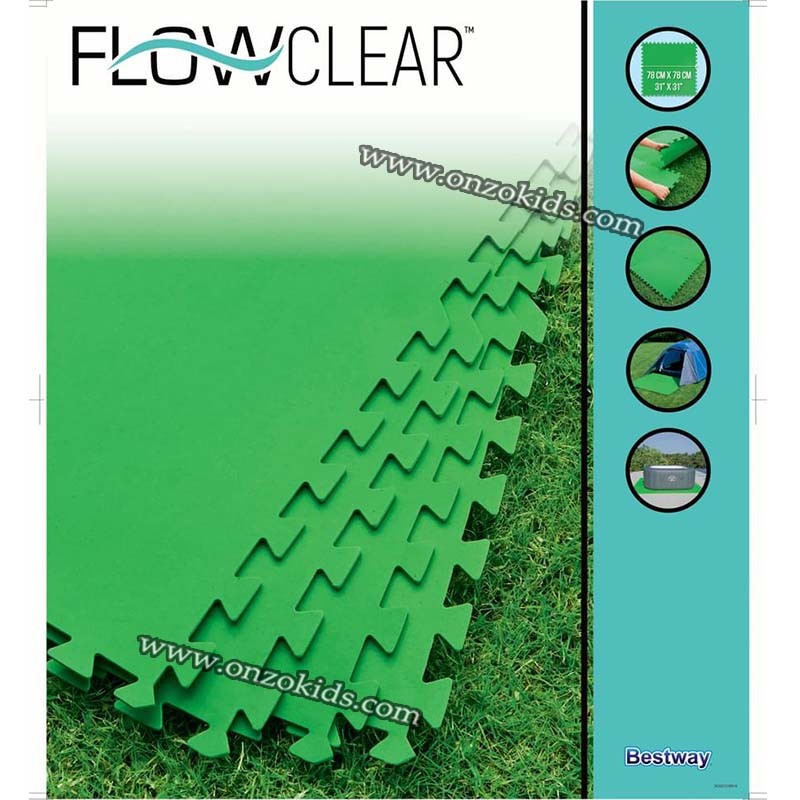 Tapis de sol pour piscine modulable 234 x 234 Cm - Bestway – Image 14