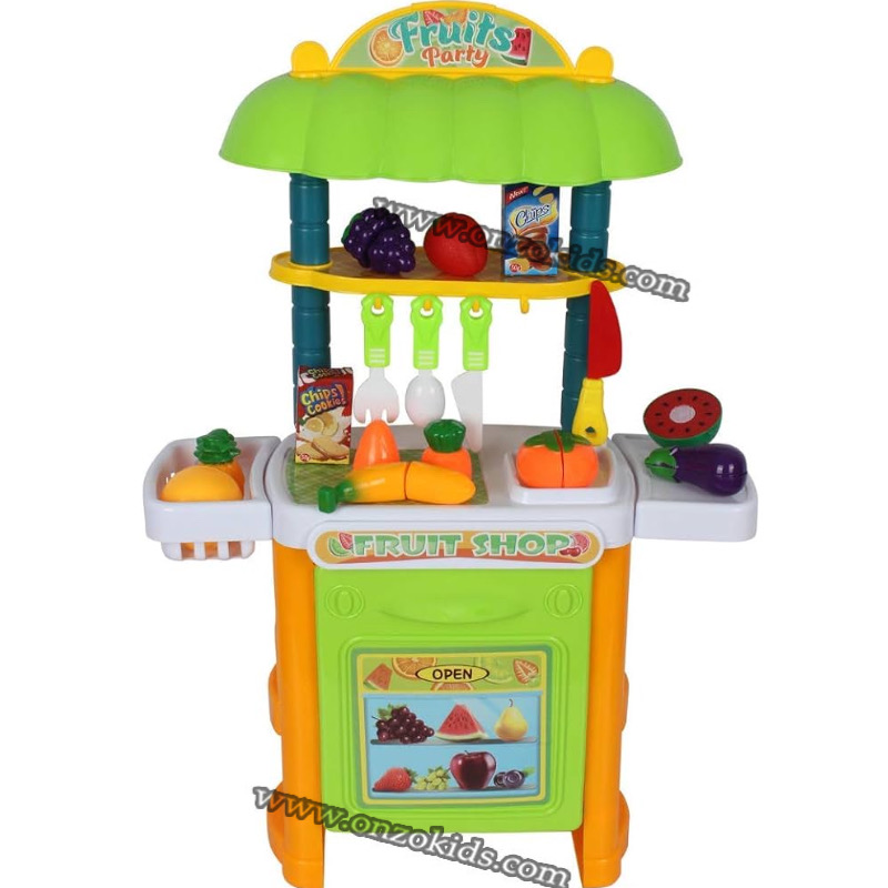 Ensemble de cuisine de jeu de fruits pour enfants 37 piéces avec accessoires – Image 7