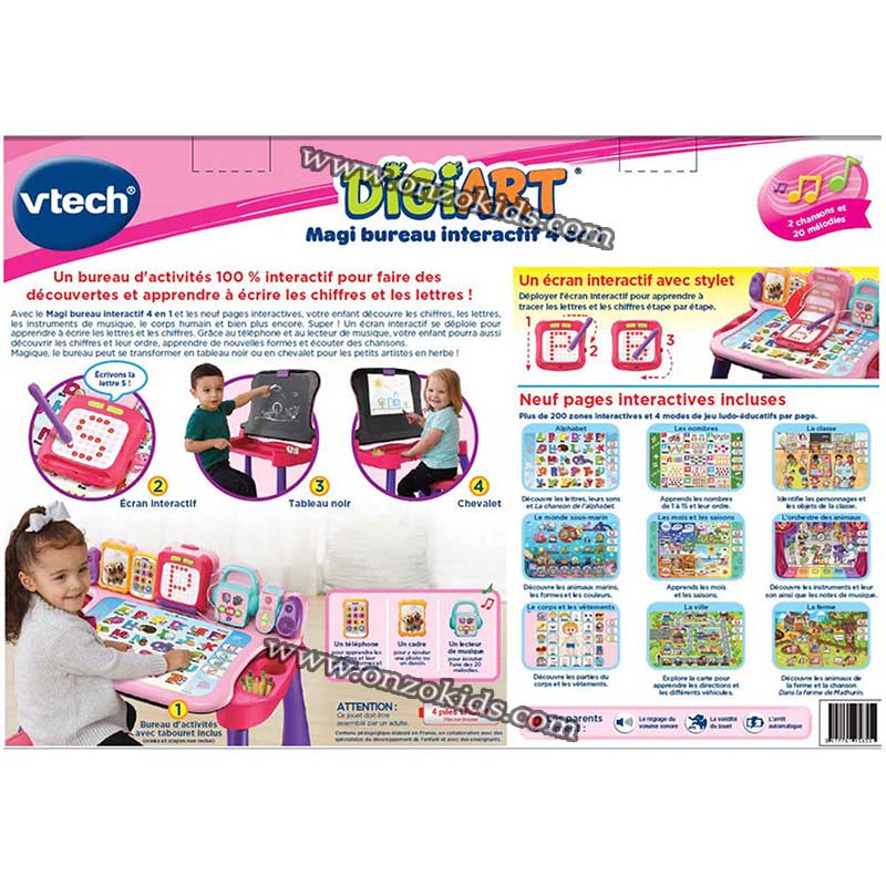 Magi bureau interactif 4 en 1 - vtech – Image 12