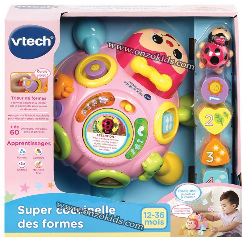 Coccinelle des formes - Jouet avec formes à encastrer - VTech – Image 11
