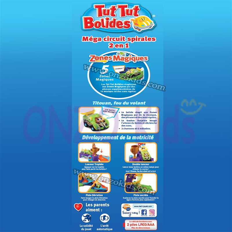 Tut Tut Bolides - Méga circuit spirales 2 en 1 Vtech – Image 11