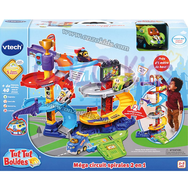 Tut Tut Bolides - Méga circuit spirales 2 en 1 Vtech – Image 12