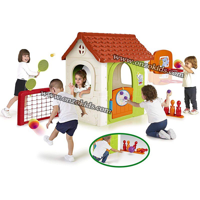 Maison pour enfant Multi-Activités 6 en 1 - FEBER – Image 3