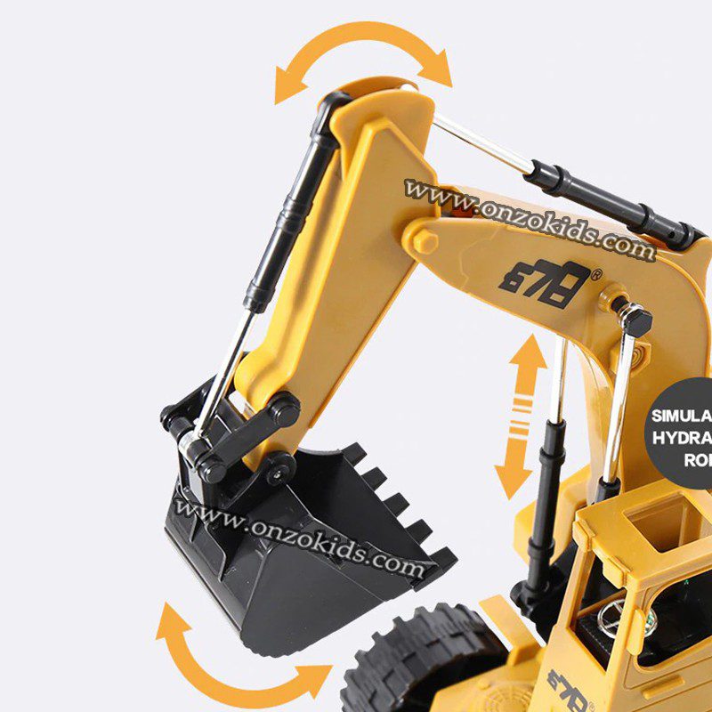 Jouets d'excavatrice électrique télécommandés pour garçons – Image 8