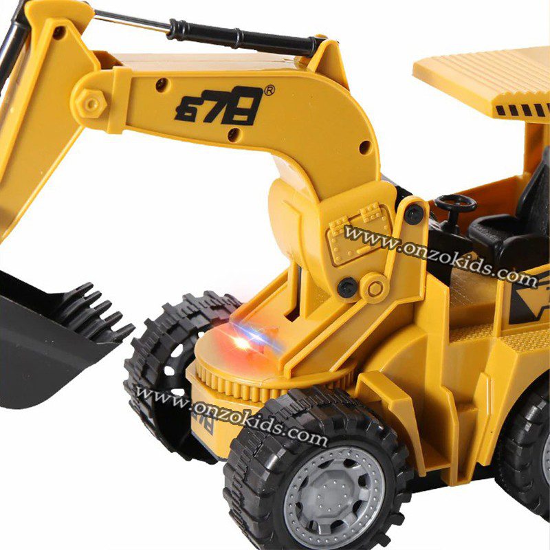 Jouets d'excavatrice électrique télécommandés pour garçons – Image 3