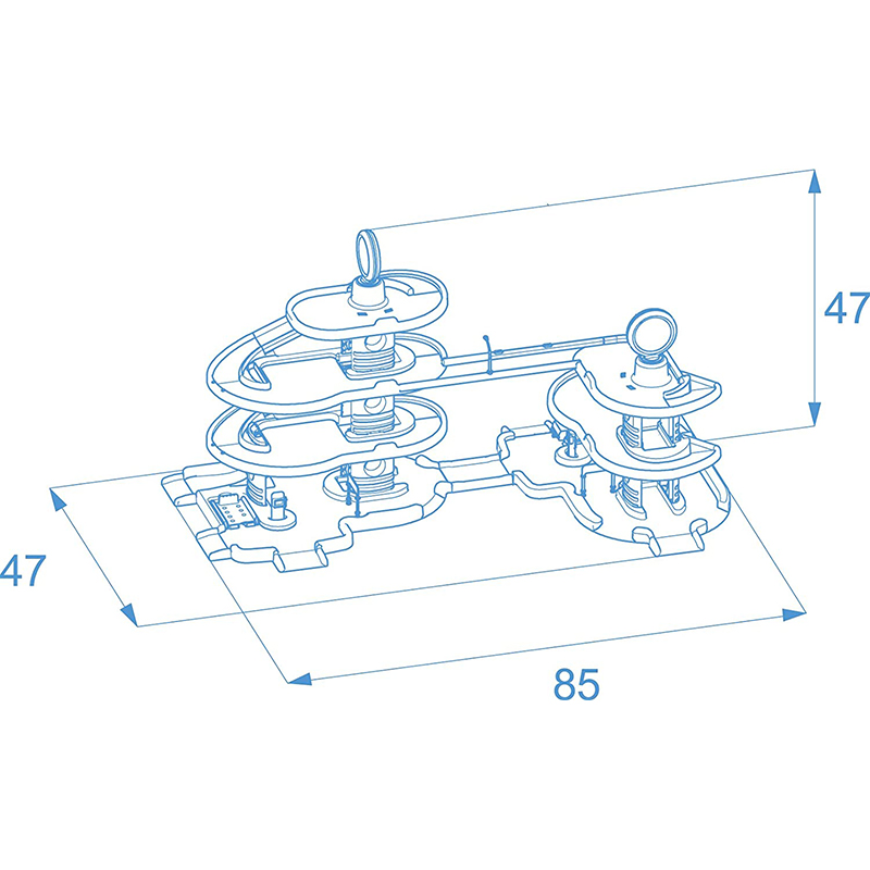 Super circuit et garage parking 4 Niveaux / 3 Niveaux et 2 Voitures - FARO – Image 7