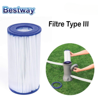 Filtre pour pompe de filtration piscine type III - Bestway