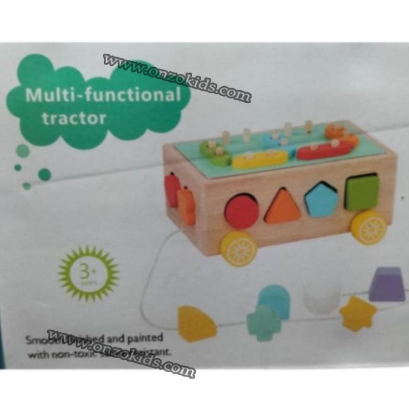 Cube éducatif Formes 3D - Puzzle en Bois-roulant – Image 3