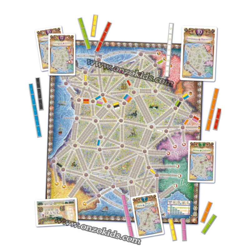 Jeu de société Les Aventuriers du Rail France (Ticket To Ride) – Image 6