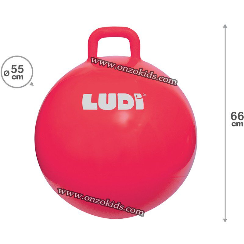 Ballon sauteur resist 55 cm gym enfant -LUDI – Image 3