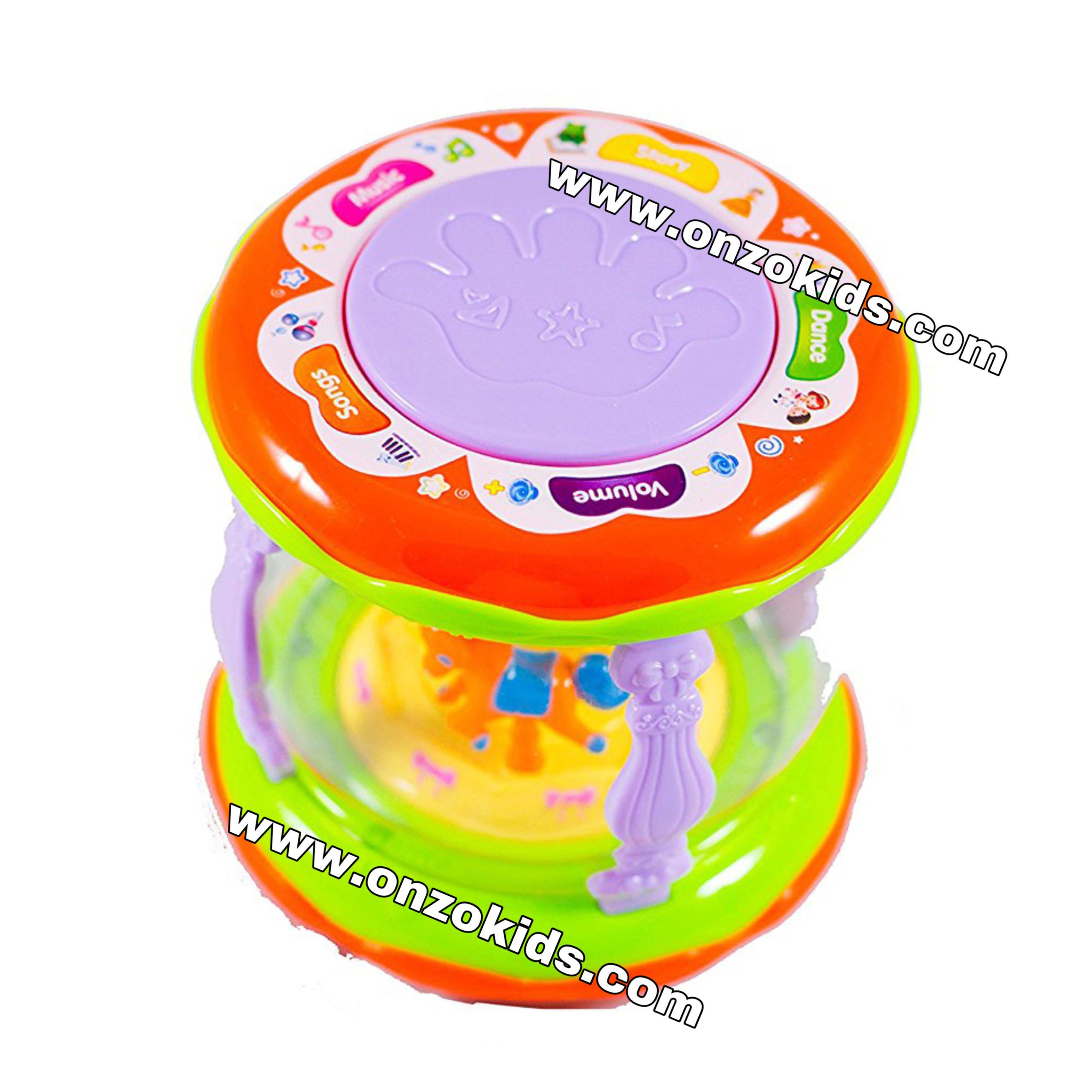 Tambour de musique rond Wonderland pour enfants – Image 4