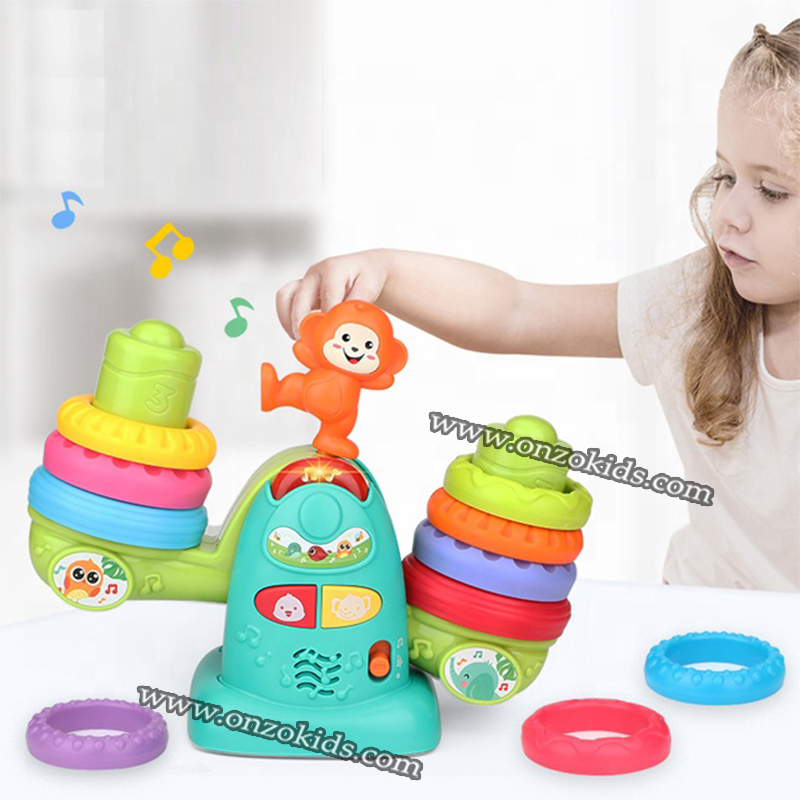 Empileur à bascule coloré pour enfants – Image 2