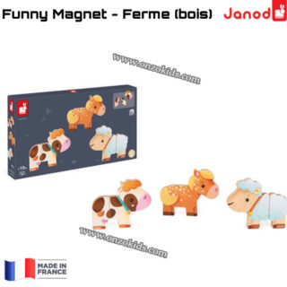 Funny Magnet - Ferme (bois)