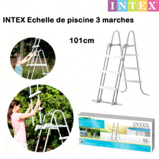 Echelle de piscine 3 marches 110 CM - INTEX