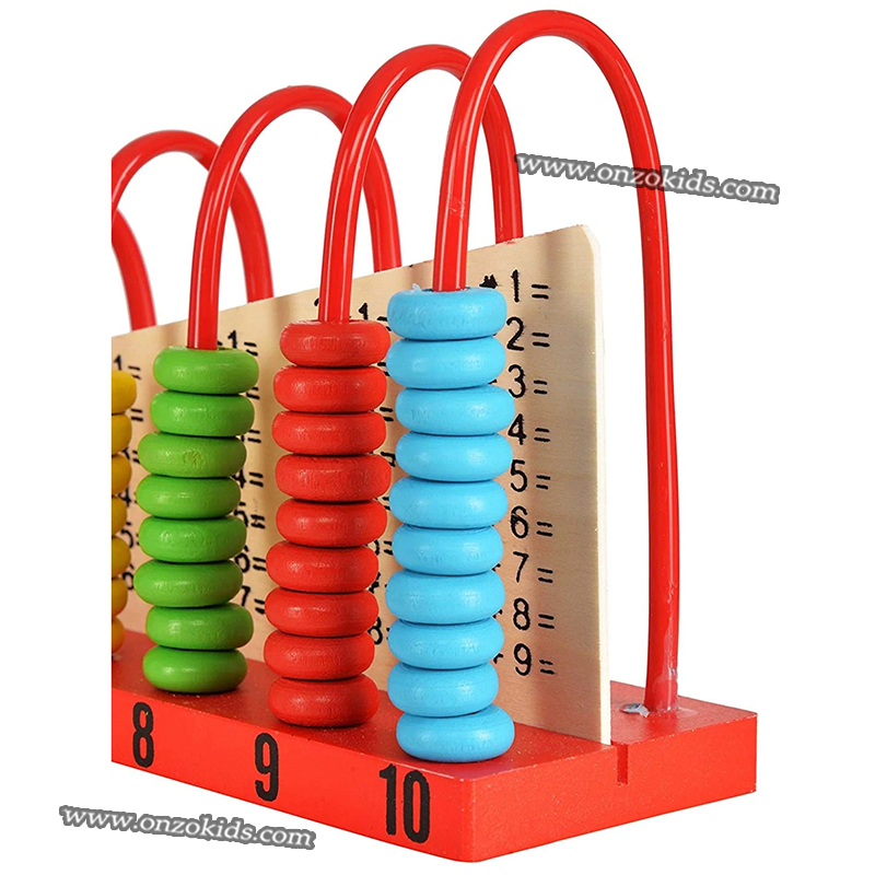 Abacus double face en bois – Image 4