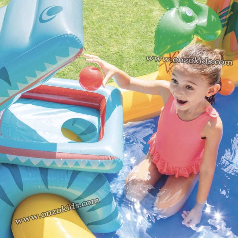 Aire de jeux gonflable Jurassic 249 x 191 x 109 cm - Intex – Image 6