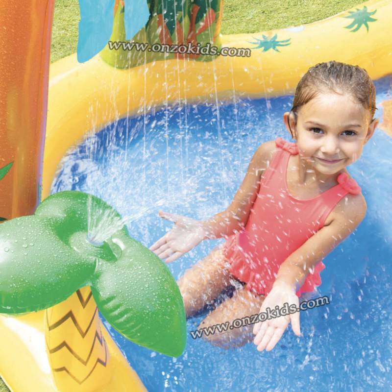 Aire de jeux gonflable Jurassic 249 x 191 x 109 cm - Intex – Image 3