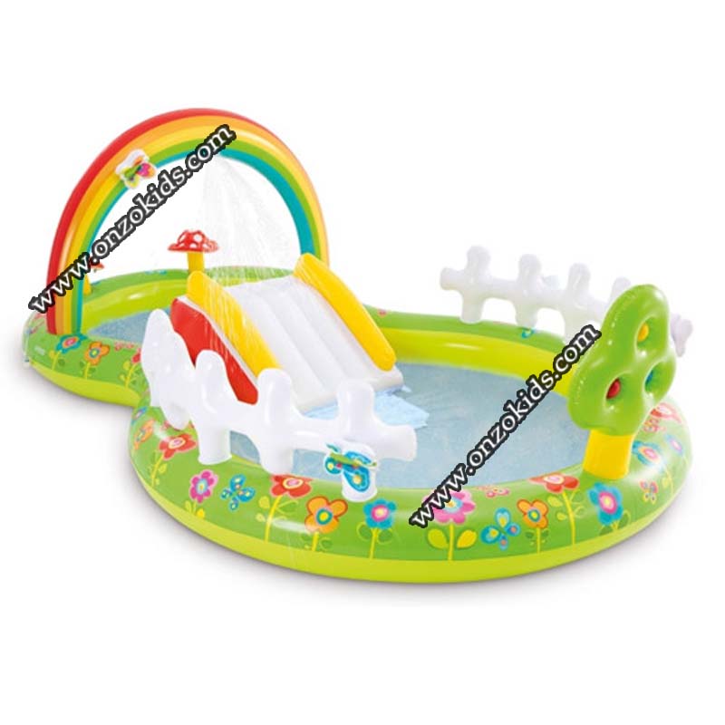 Aire de jeux mon jardin 290 cm x 180 cm x 104 cm - Intex – Image 2