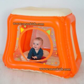 Aire d’éveil gonflable chat | Ludi