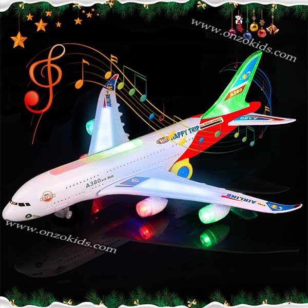 Avion musical lumineux