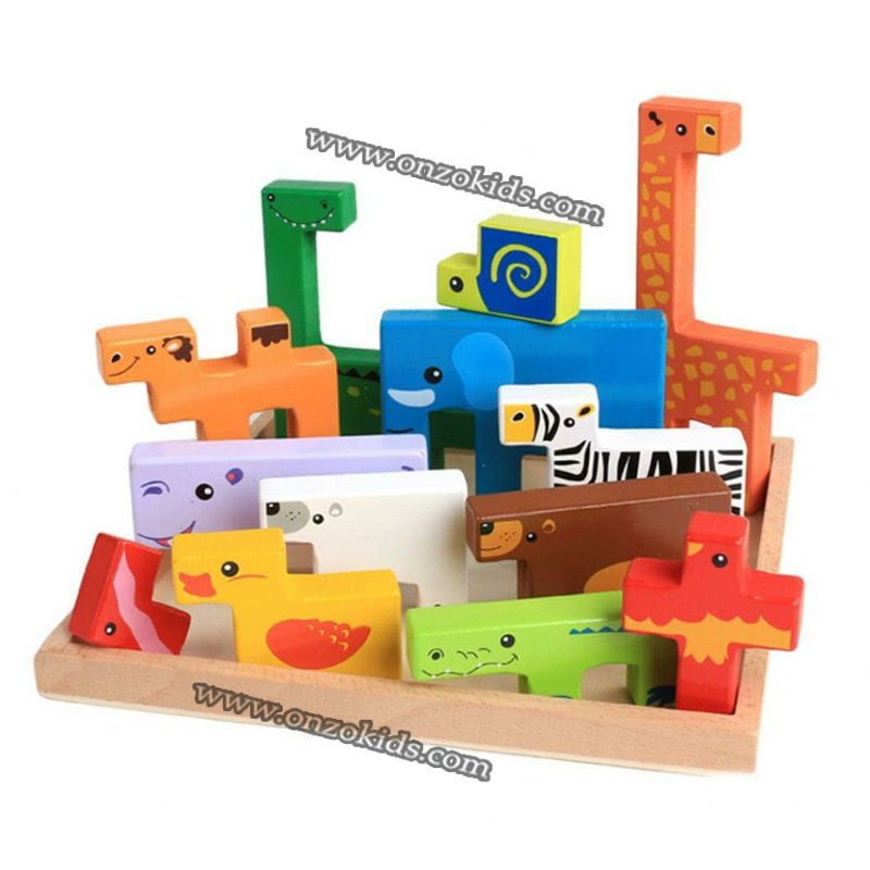 Puzzle animalier créatif Jeux pour bébé – Image 2