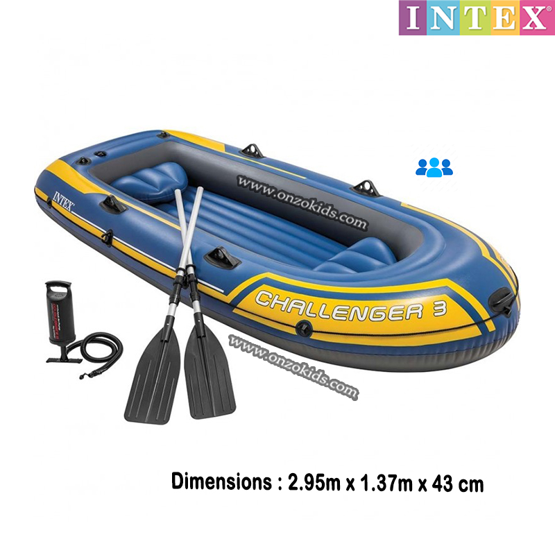Bateau Pneumatique Gonflable CHALLENGER 3 - INTEX – Image 2
