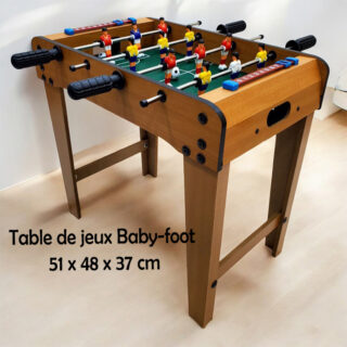 Table de jeux Baby-foot  51 x 48 x 37 cm