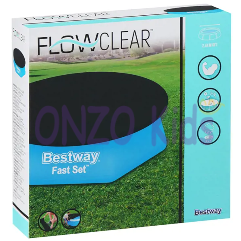 Bache 4 saisons pour piscine 2.44 m - Bestway – Image 10