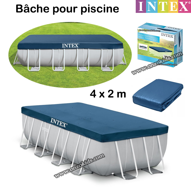 Bâche pour piscine 400 x 200 cm - Intex