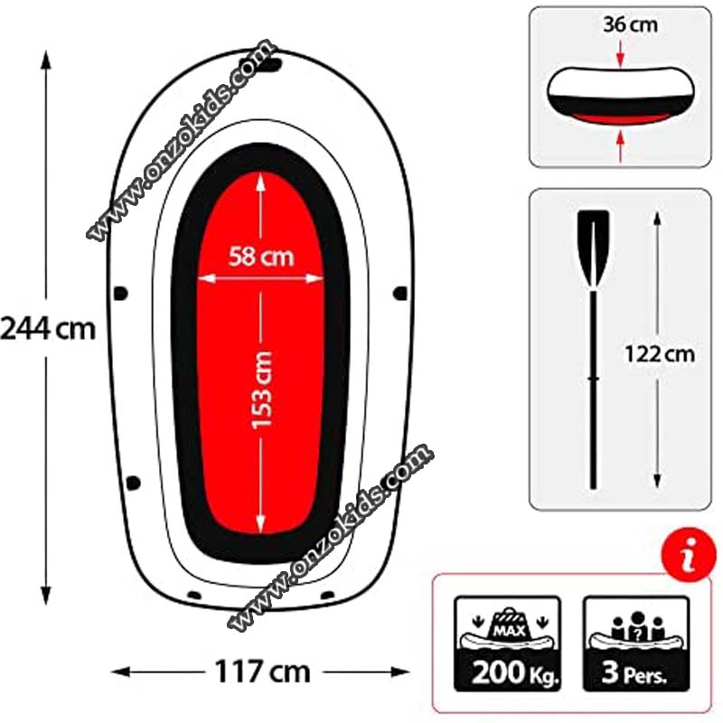 Bateau Gonflable Set Explorer 300 Pro - Intex – Image 3