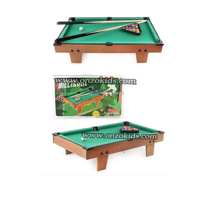 Billard en bois avec 16 boules – Image 6