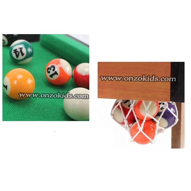 Billard en bois avec 16 boules – Image 5