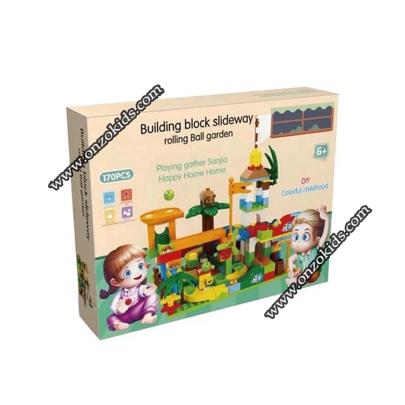 Bloc de construction créatif Slideway Rolling Ball Garden – Image 2