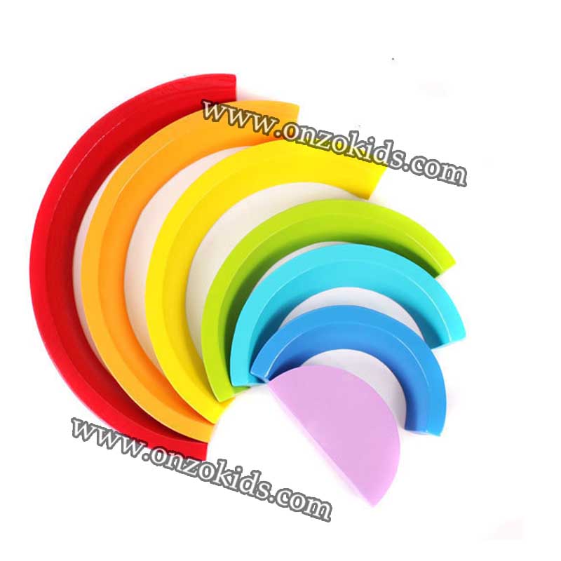 Arc-en-ciel coloré Montessori