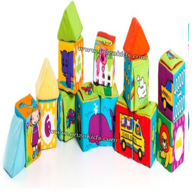 Blocs de tissu doux et amusants pour bébés | Molto – Image 7