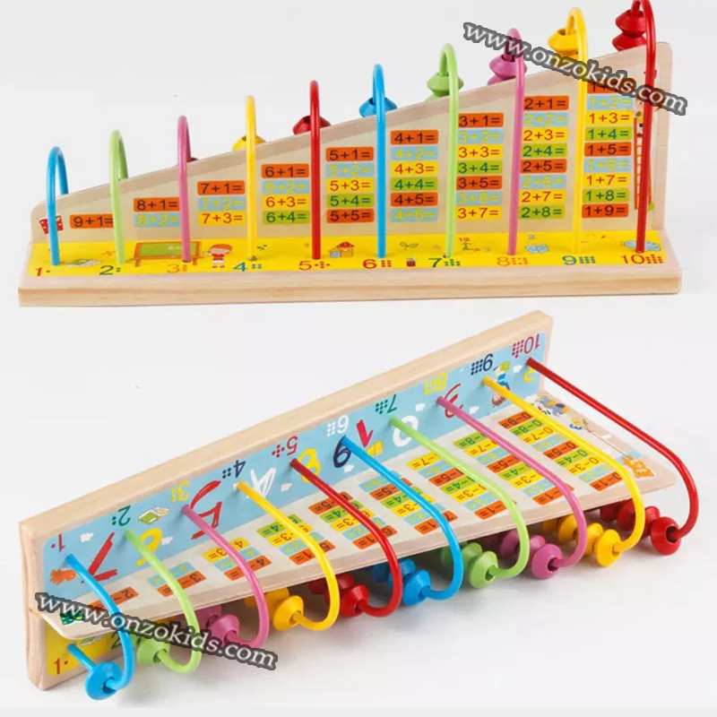 Abaque en bois à 10 billes – Image 2