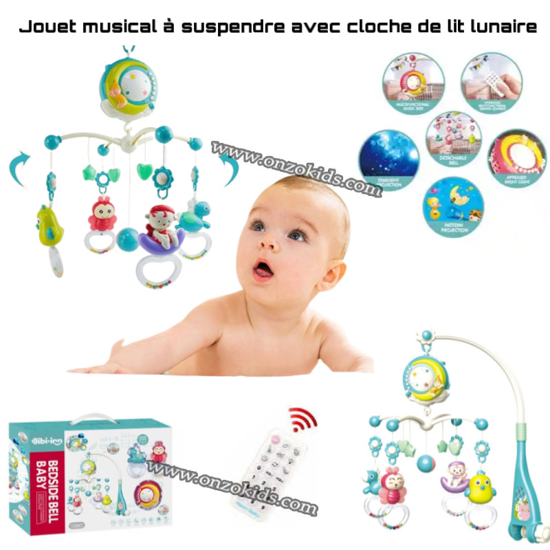 Jouet musical avec clochette pour enfant
