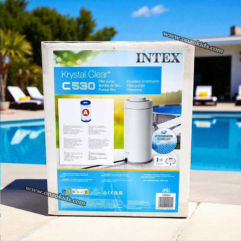Pompe de filtration à cartouche C530 1,7 m³/h pour piscine - Intex – Image 4