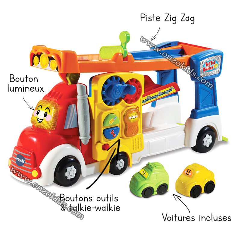 Tut Tut Bolides - Super camion piste zig-zag | vtech