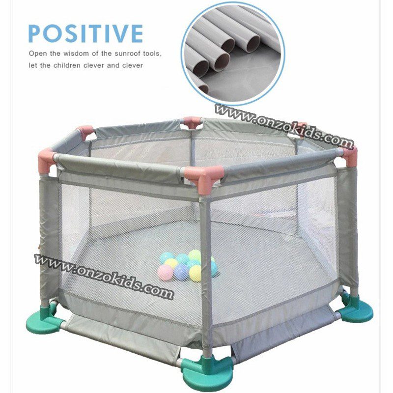 Parc de jeu pour bébé avec 10 balles – Image 5