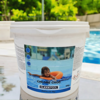 Pastilles de chlore choc 5kg - CLEAN POOL