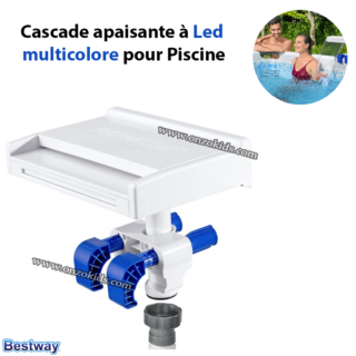 Cascade apaisante à Led multicolore pour Piscine - Bestway