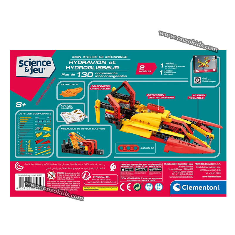 Mon Atelier de Mécanique - Hydravion et Aéroglisseur - Clementoni – Image 4