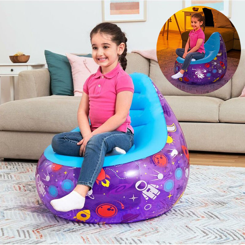 Fauteuil Gonflable avec LED Violet Astro Glow - Bestway