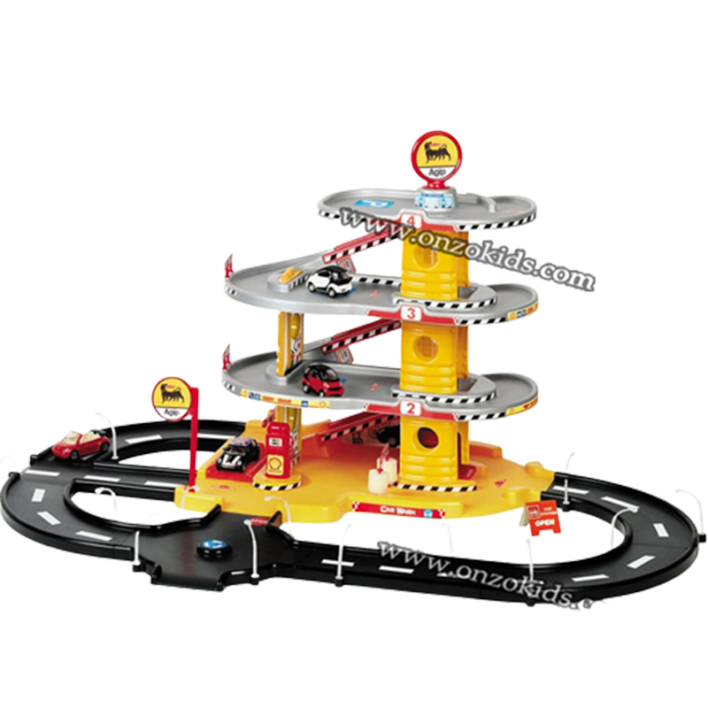 Circuit Garage parking 4 Niveaux avec 2 Voitures pour enfant | FARO – Image 6