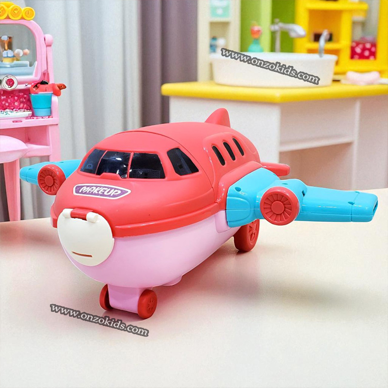 Coffret de maquillage en forme d'avion pour filles – Image 3