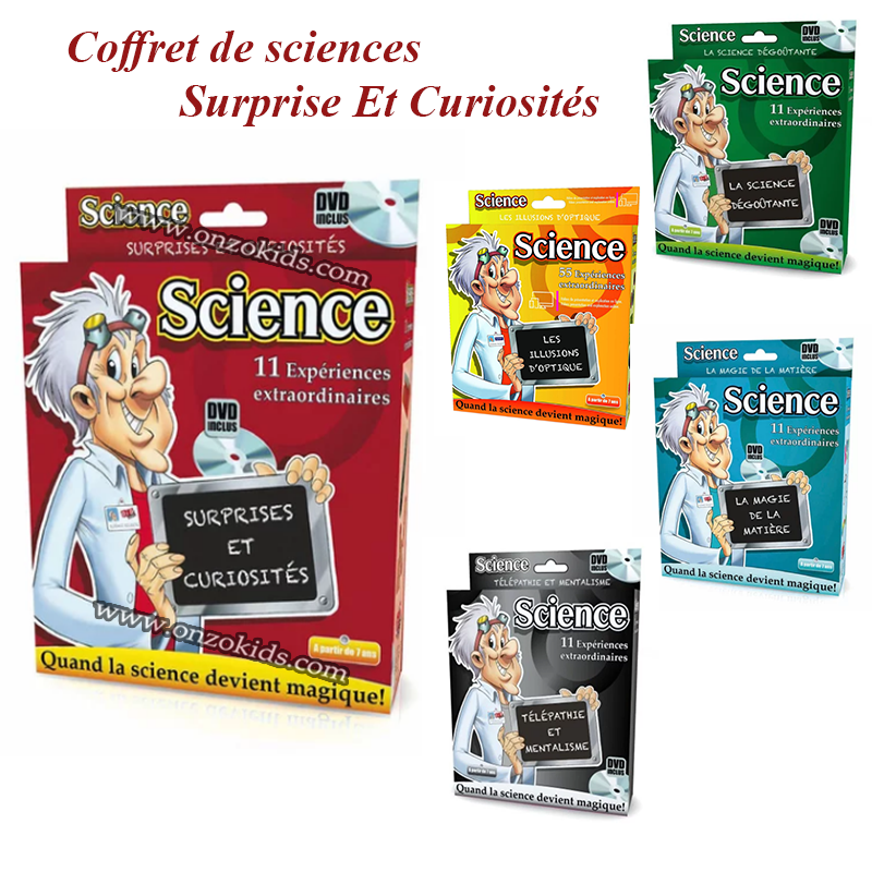 Coffret de sciences : Surprises Et Curiosité